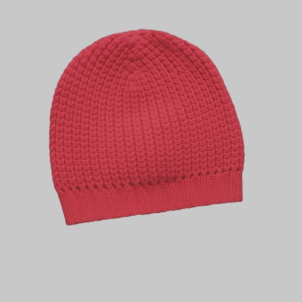 J. Crew Neon Orange Knit Hat
